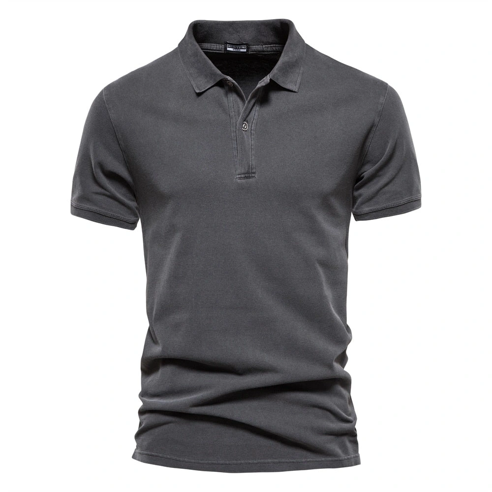 West Louis Baumwoll-Poloshirt: Dein cooler Sommerlook aus 100% Naturfaser, kurzärmlig, bequem und stilvoll.